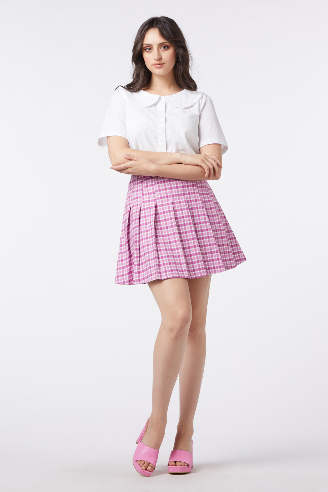 Taylor Check Skirt