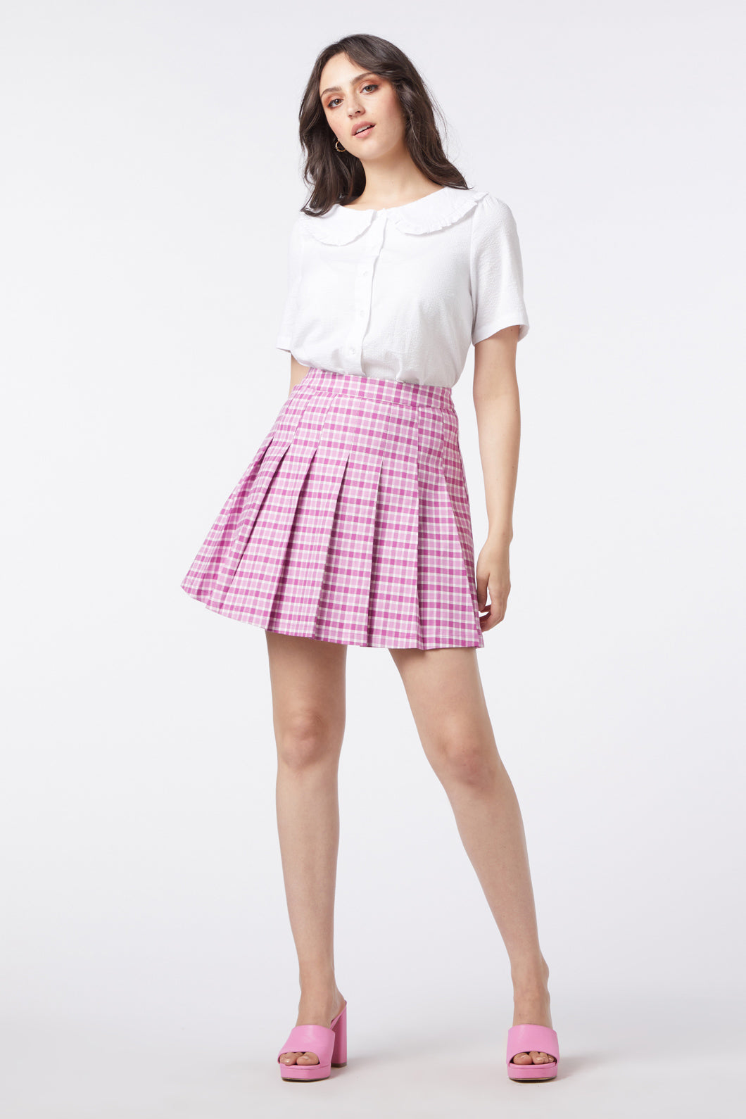 Taylor Check Skirt