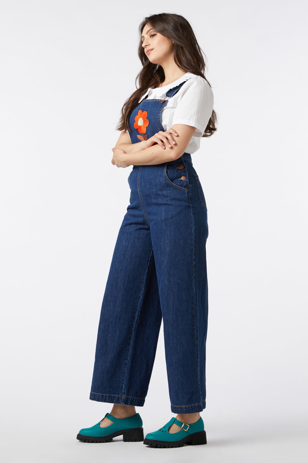 Renee Embroidered Overall