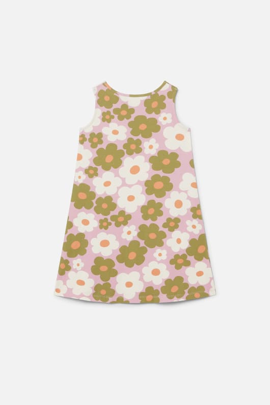 Daisy Flower Kids Jersey Dress