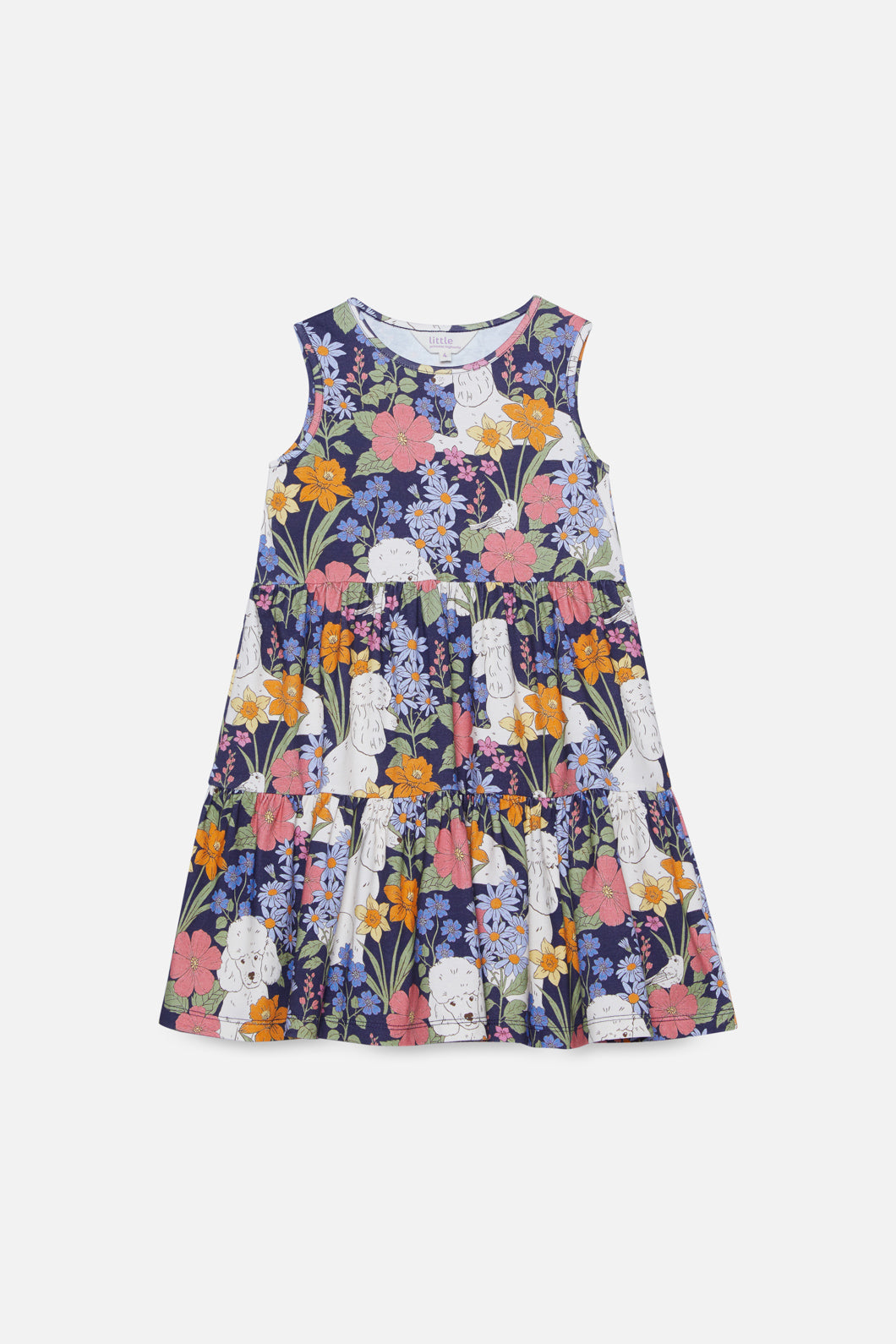 Poodle Kids Jersey Dress