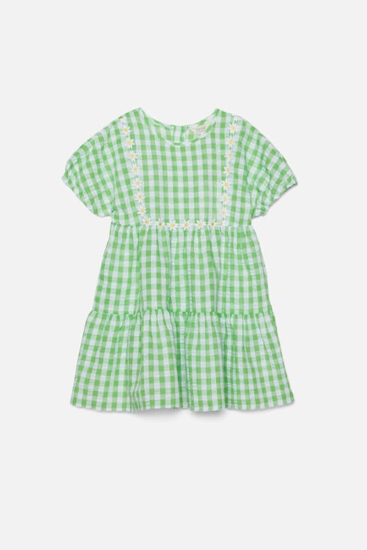 Daisy Gingham Kids Dress