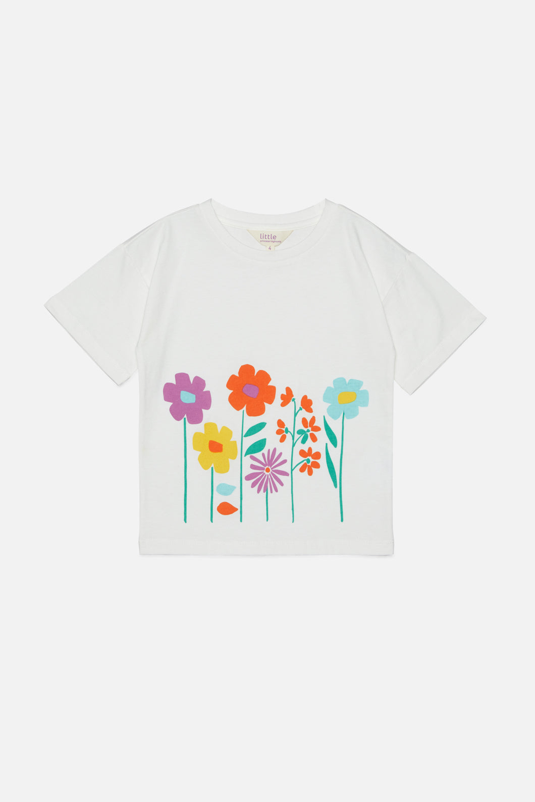 Happy Flowers Kids Short Sleeve Tee