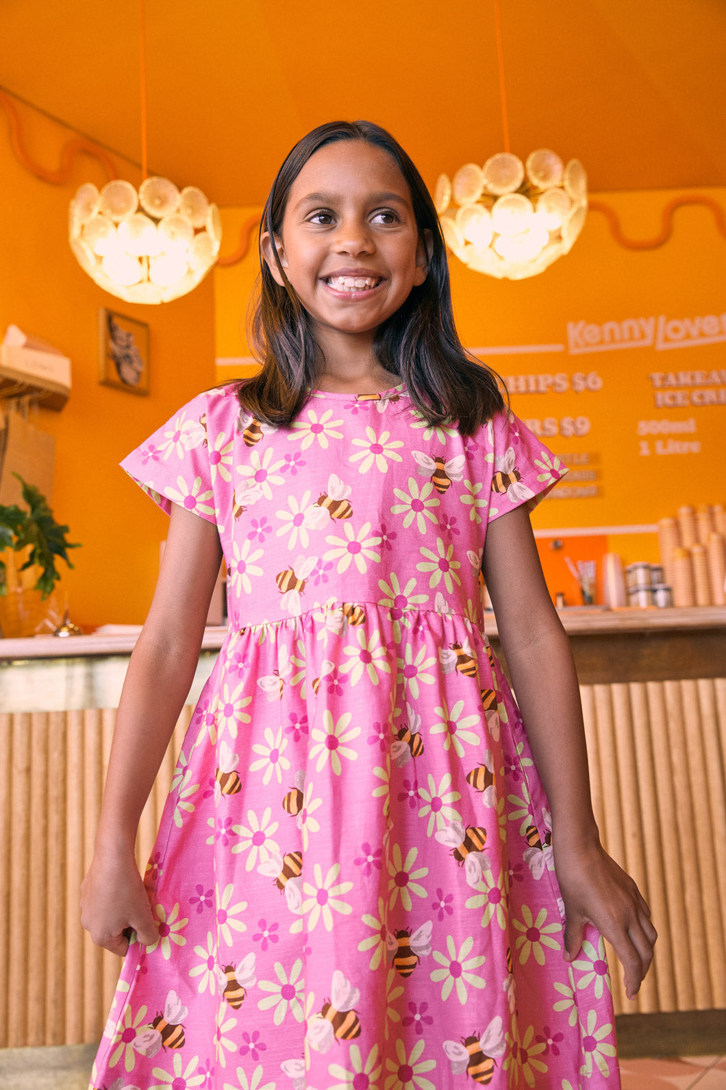 Busy Bees Kids Dress