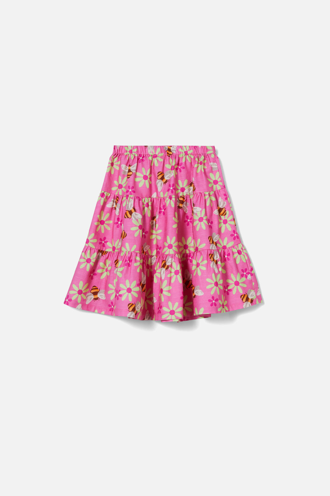 Busy Bees Kids Tiered Skirt