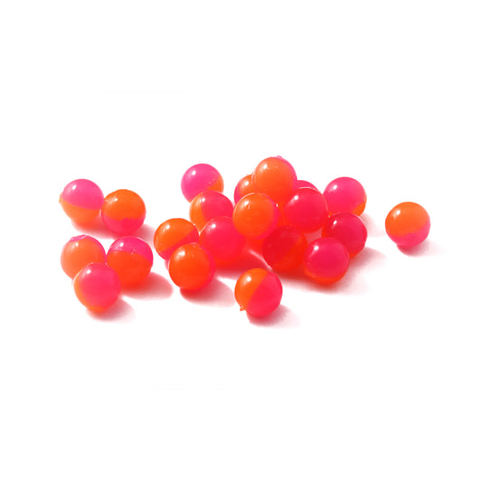 50/50 Soft Beads: Hot Orange/Fuzzy Peach – Cleardrift Tackle Shop