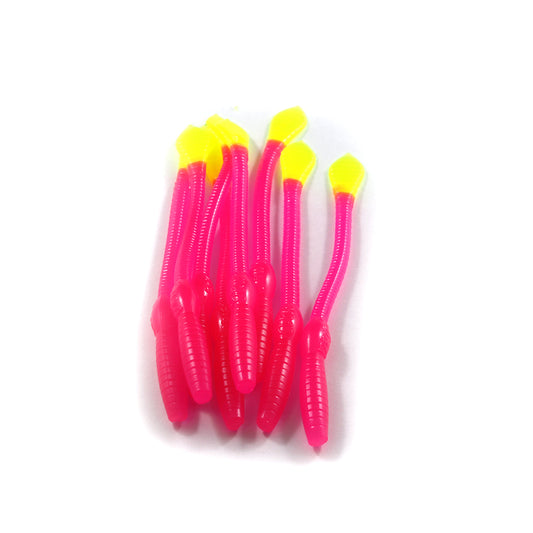 Cleardrift Tackle Trout Worms Hot Pink / 2.5