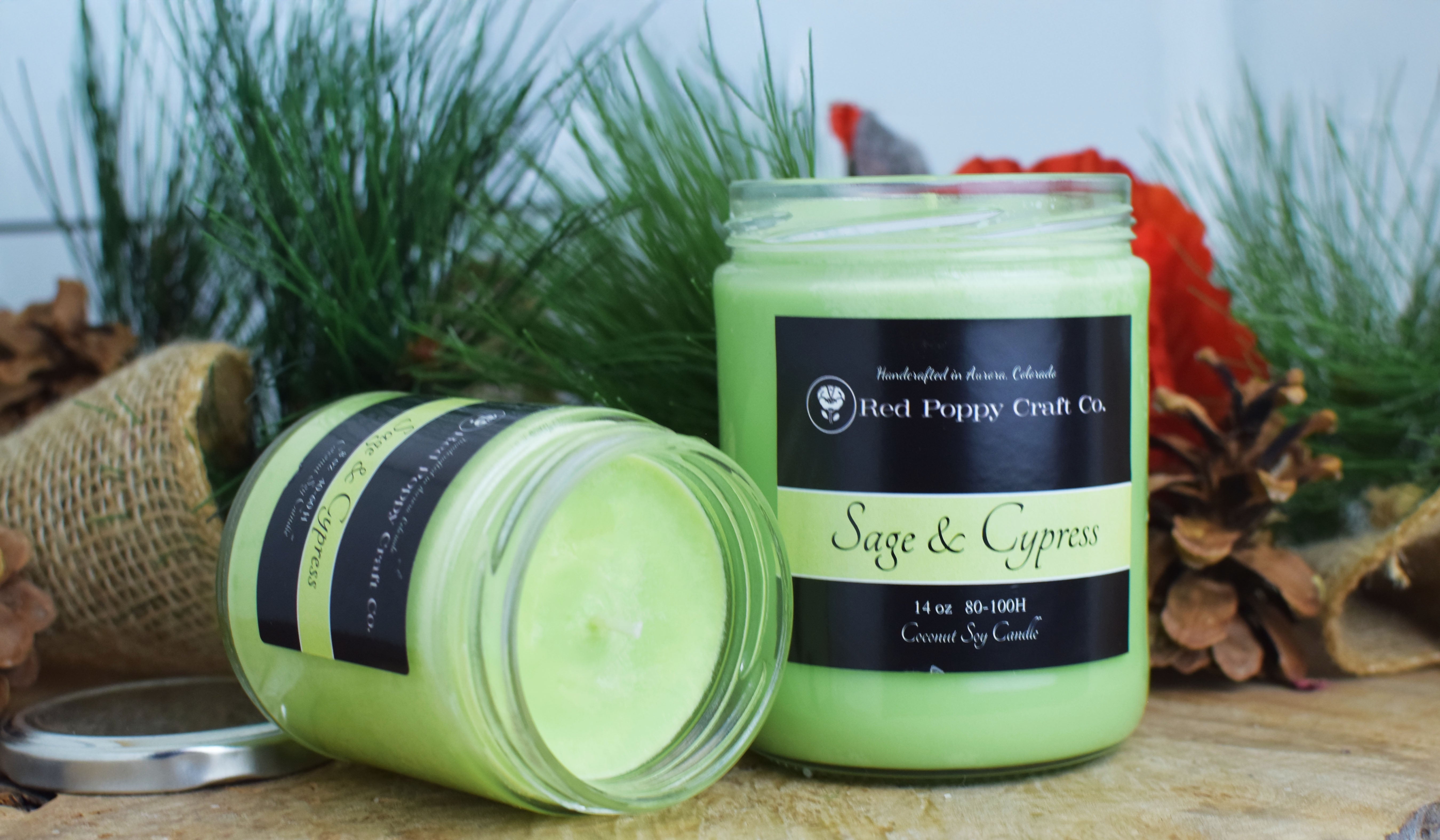 Sage and Cypress Candle