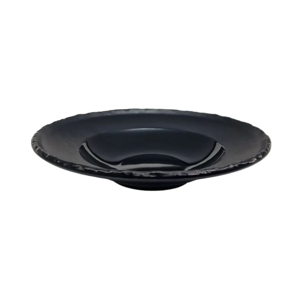 Kulsan Terra Black Pasta & Salad Plate - 26cm