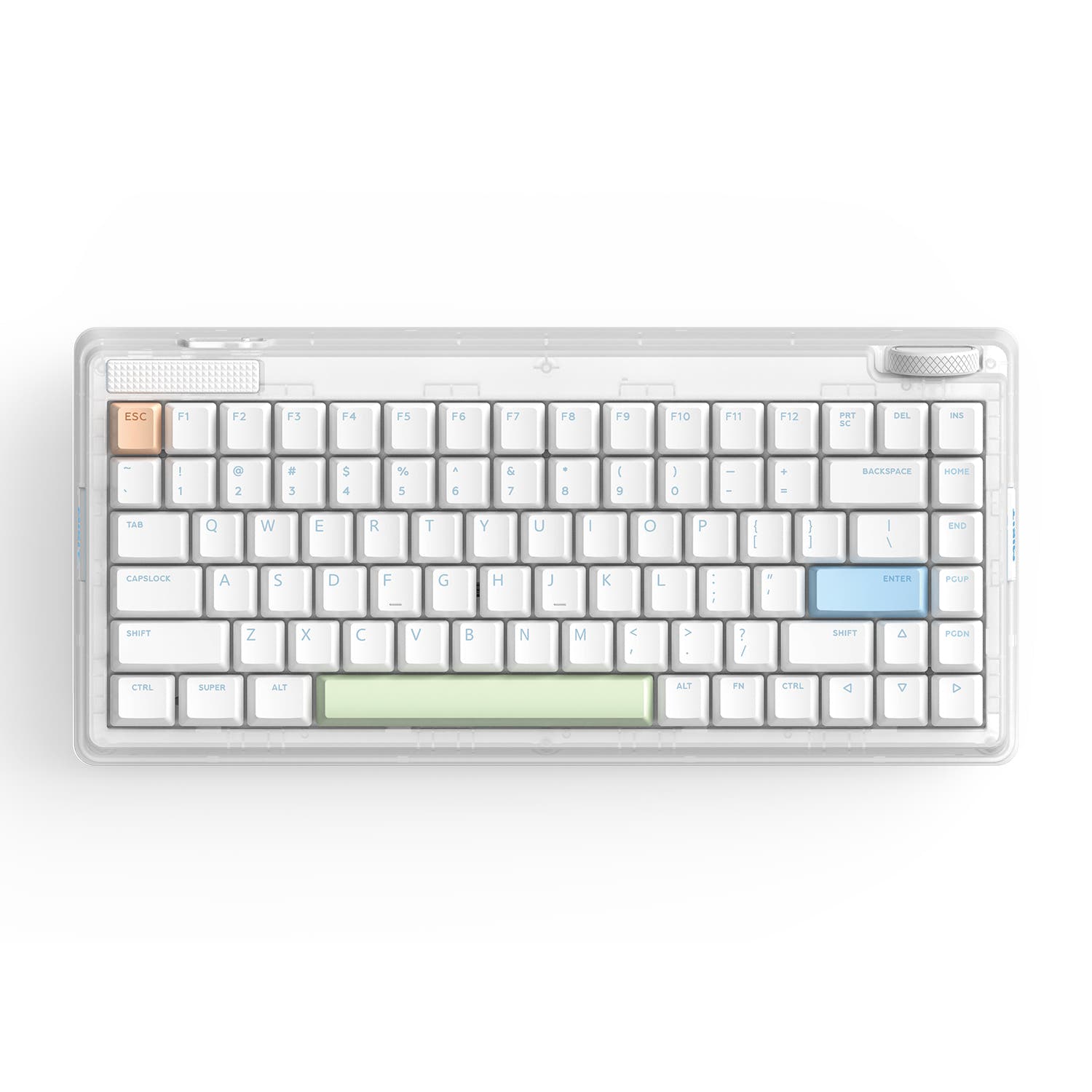 MT80 White Mechanical Keyboard PC Plate / G Pro2.0 Brown