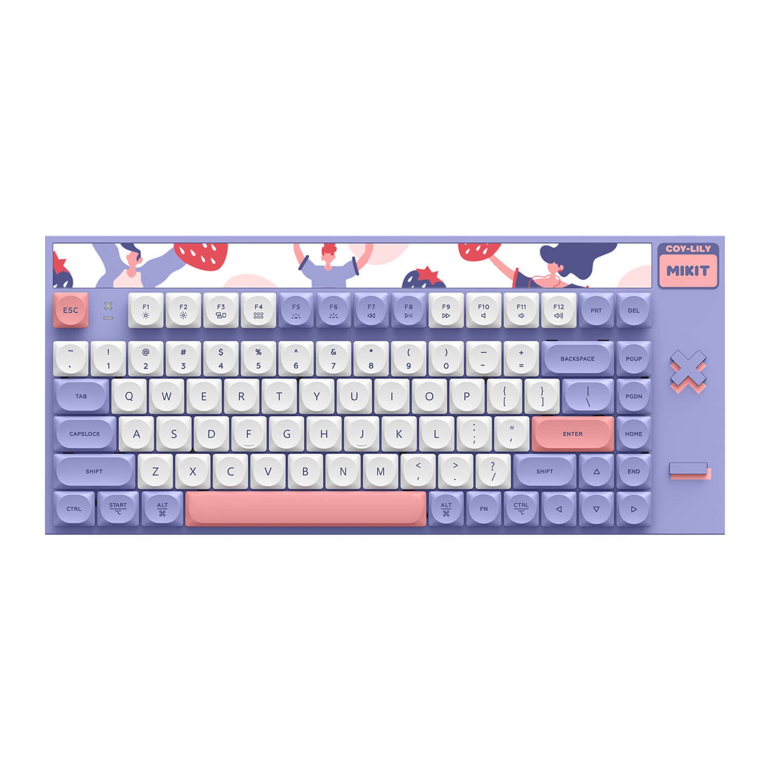 CL80 Lavanderry Purple Mechanical Keyboard RGB LED / Mini Brown
