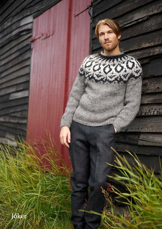 Garri Mens Wool Sweater Grey