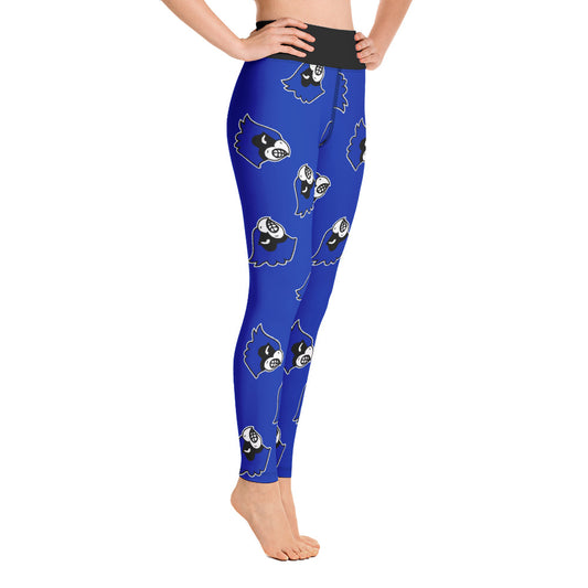 Disney Women's Black Leggings Stitch Placed