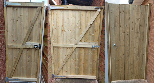 Single Garden Gates Tyldesley