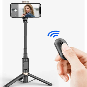 Selfie Stick Tripod with Wireless Remote, Bluetooth - happybirthdaysandholidays