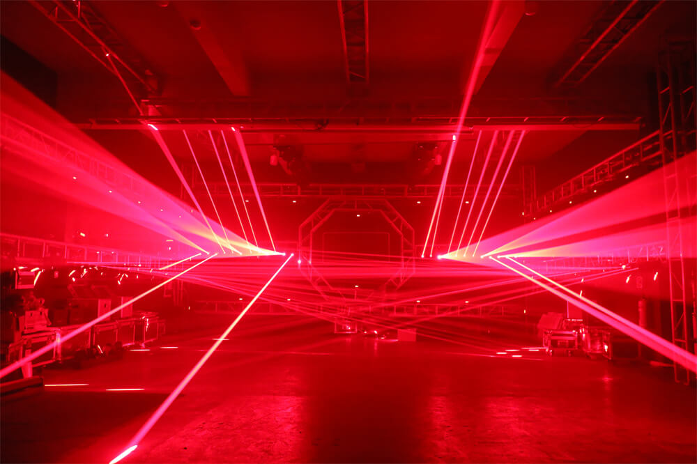 6 Head Stage Laser Bar Lights
