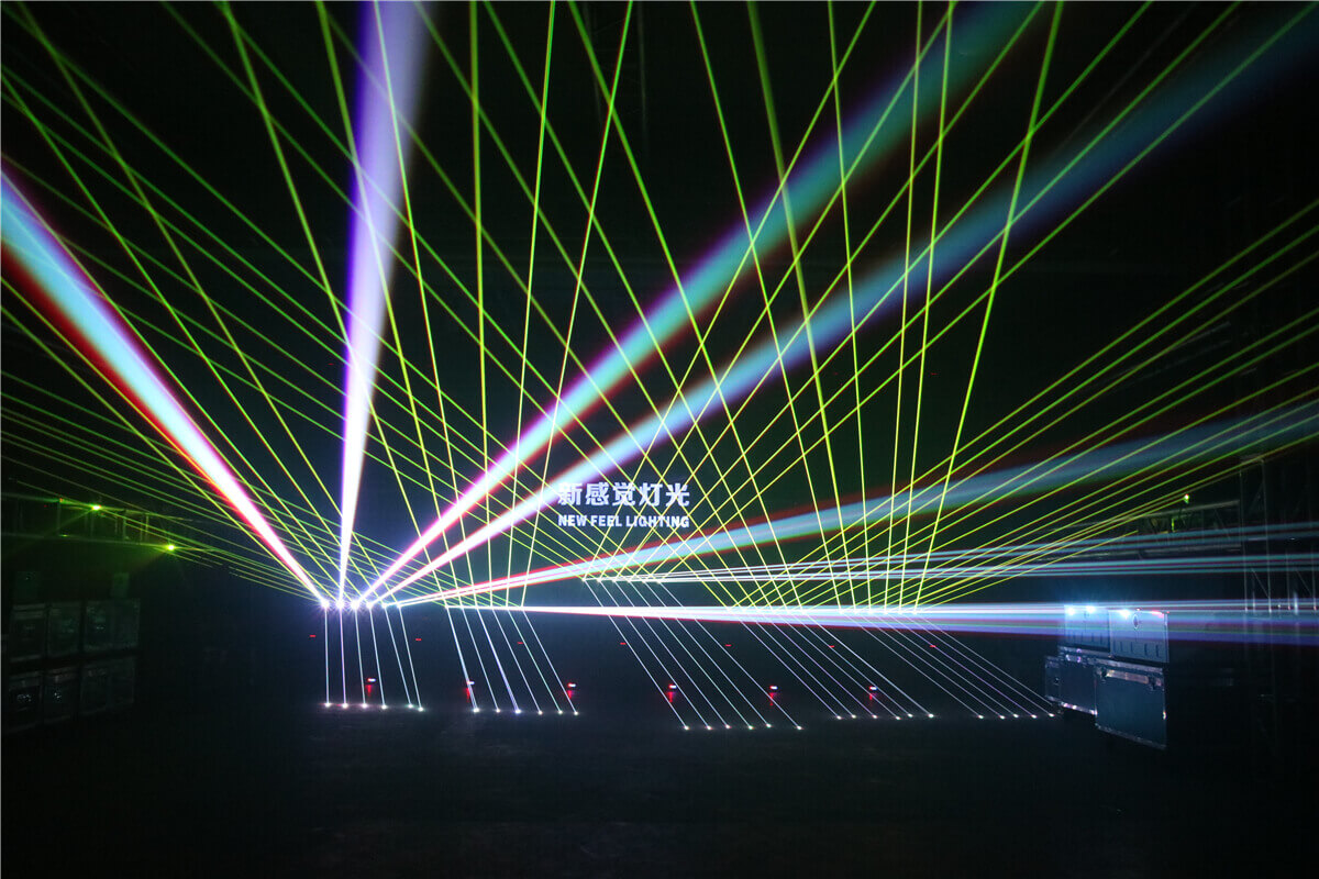 6 Head Array Laser Light Animation