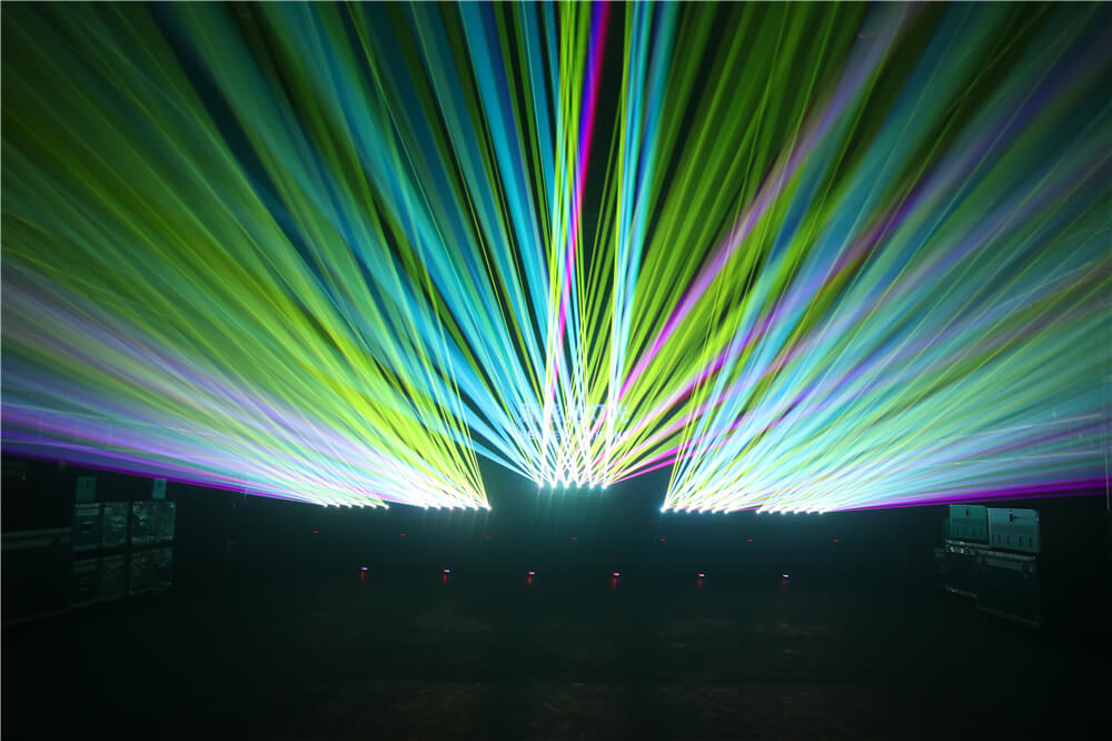 6 Head Array Laser Light Animation