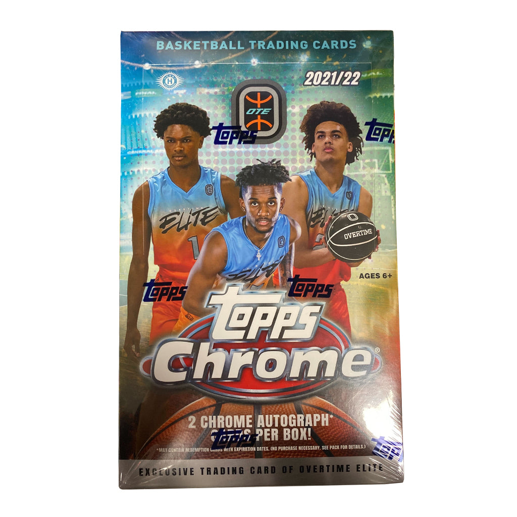 Topps Chrome Basketball Box OTE 2022 CARDPOPUSA