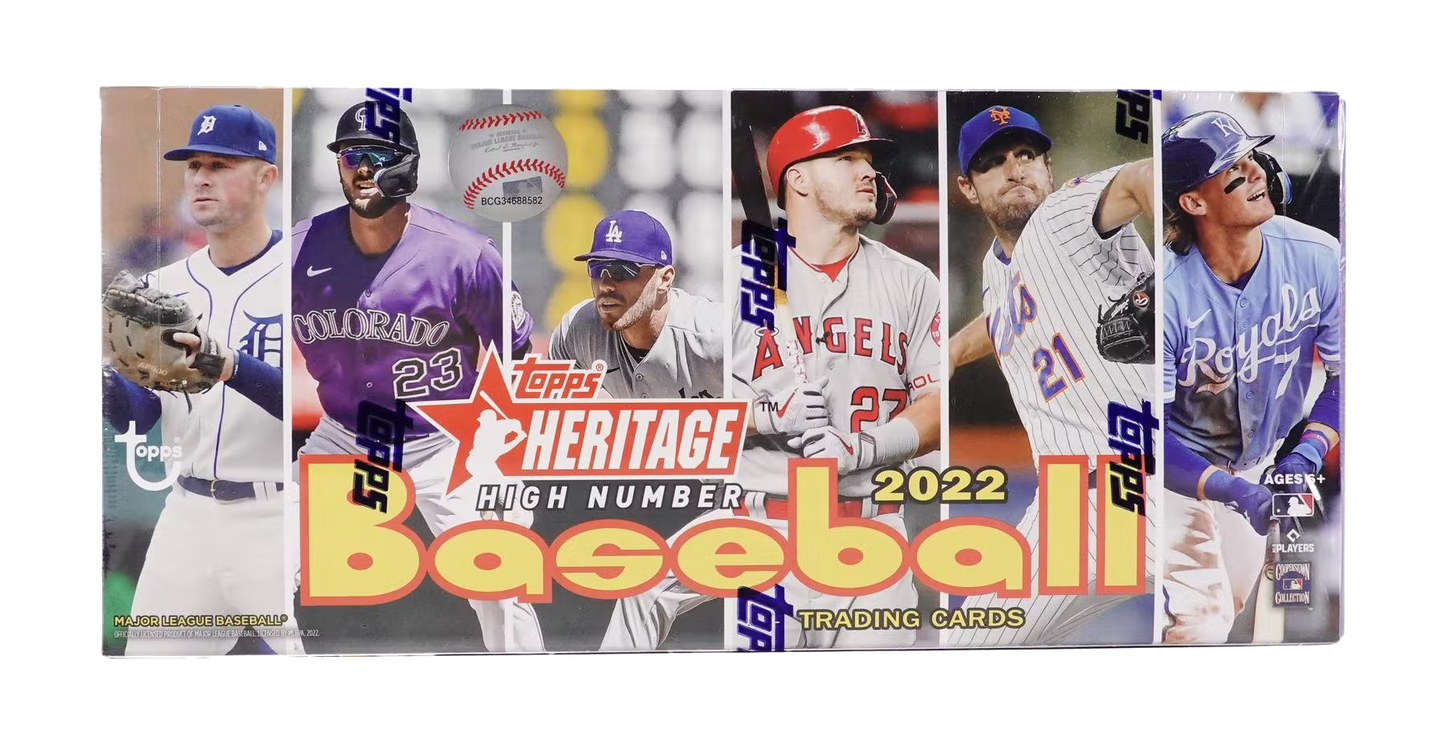 Topps Heritage High Number Baseball Box 2022 CARDPOPUSA