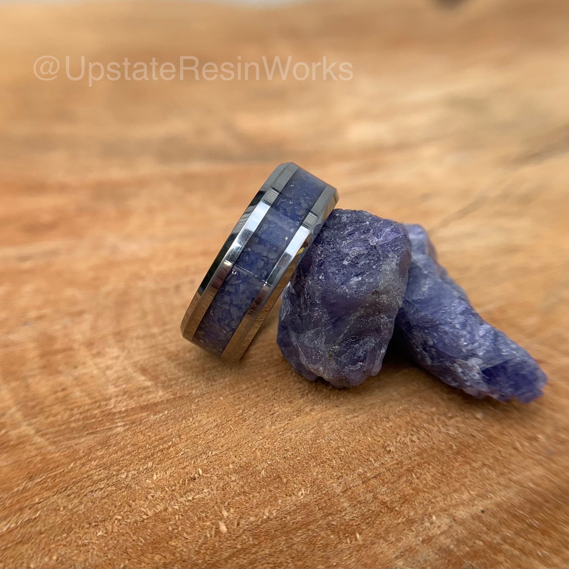 tanzanite wedding band