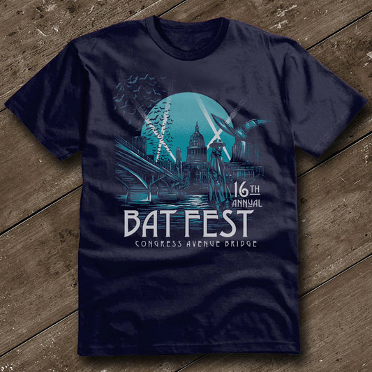 Official Bat Fest 2023 Unisex T-Shirt - Black – Austin City