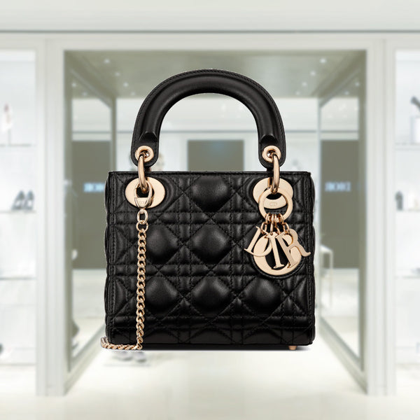 Dior Mini Lady Dior Lambskin Bag