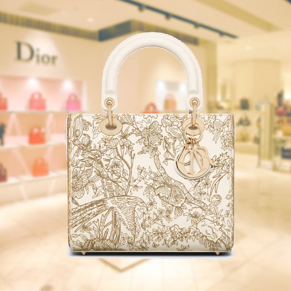 Lady Dior Limited Edition Mini Pearl Handbag