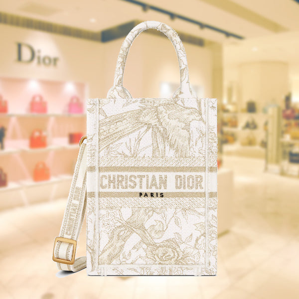 Women's Mini Dior Book Tote Phone Bag, DIOR