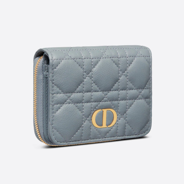 Dior Caro Compact Zipped Card Holder