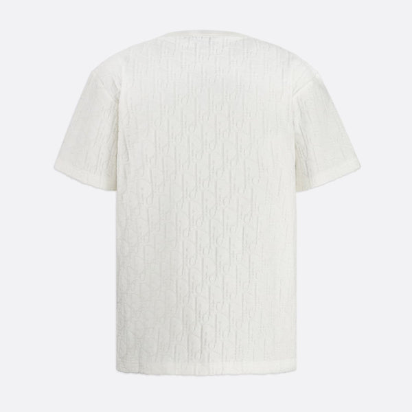 DIOR DIOR OBLIQUE T SHIRT WITH A RELAXED FIT 113J692A0614 C020