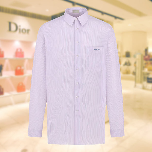 DIOR SHIRT WITH DIOR SCRIPT 013C530A4738_C500 – BORDER-GARA