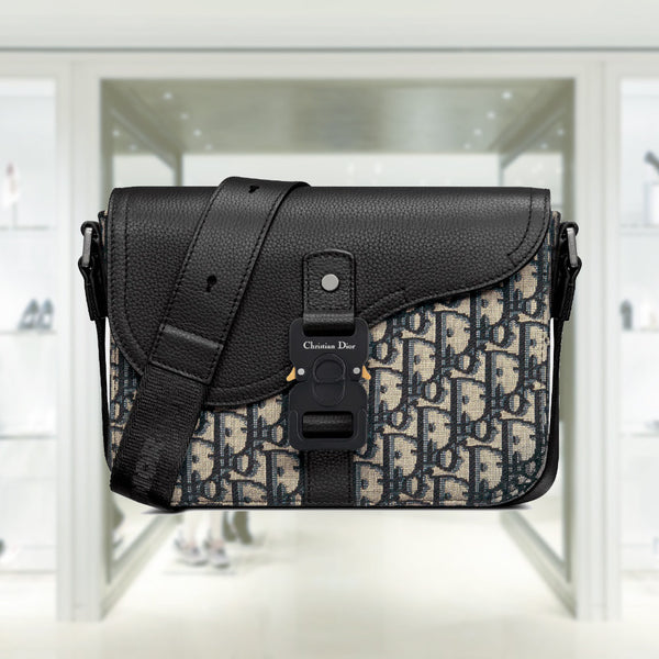 Dior Men's Nano Saddle Bag