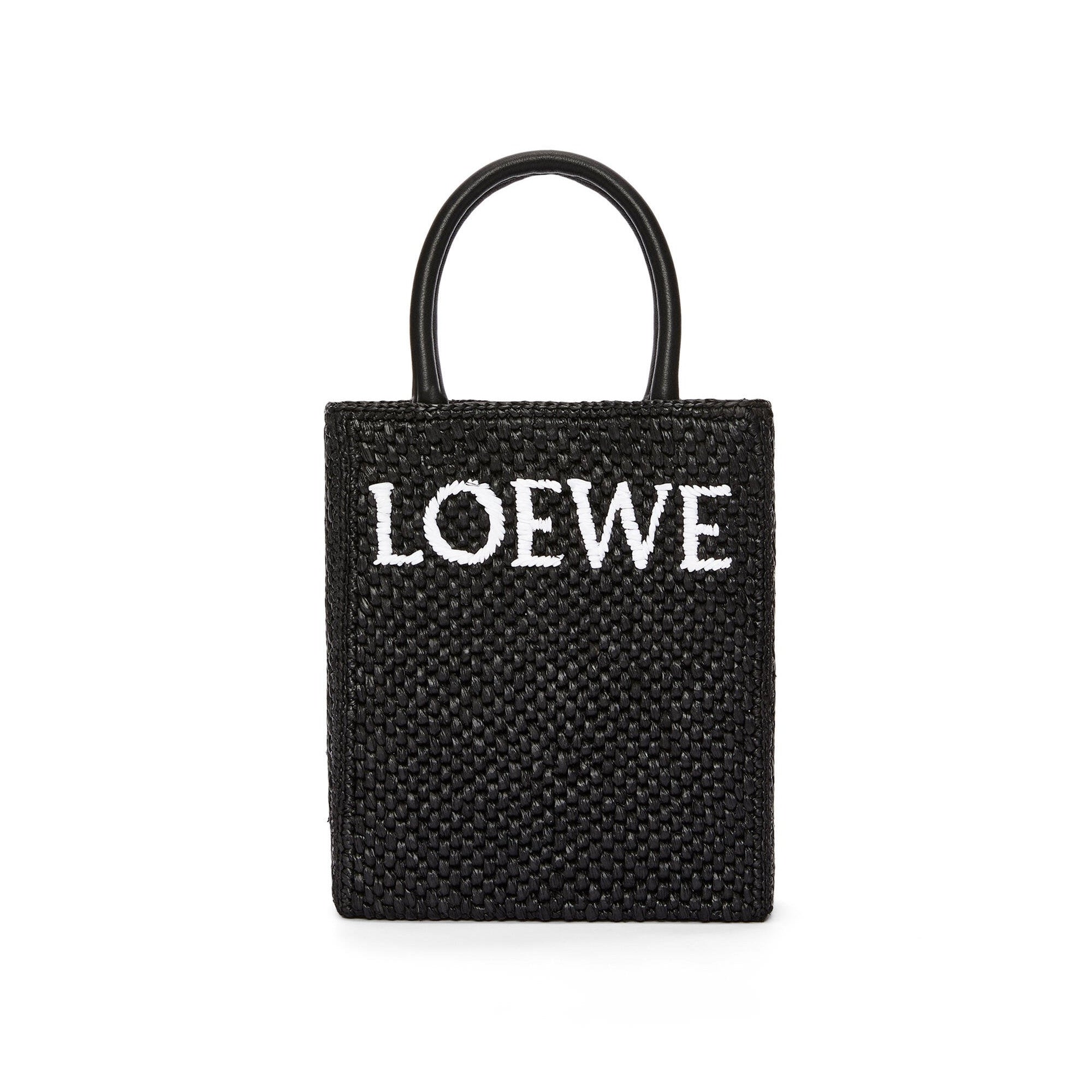 LOEWE Standard A5 Tote bag in raffia A563S30X09 – BORDER-GARA