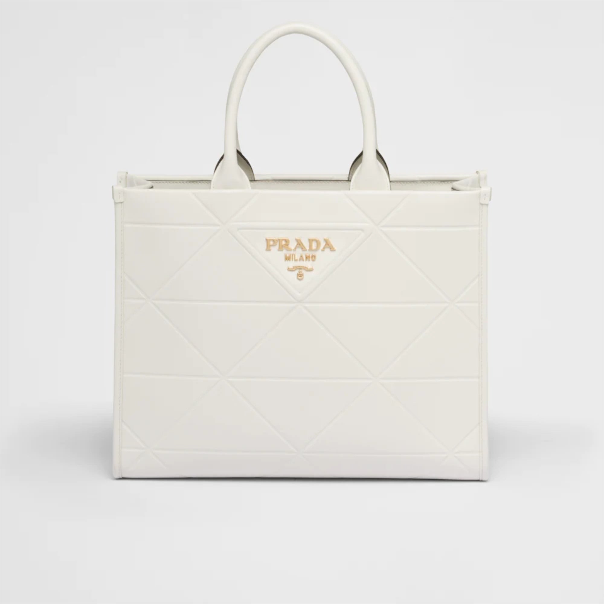 PRADA Medium leather Prada Symbole bag with topstitching 1BA378_ASK ...