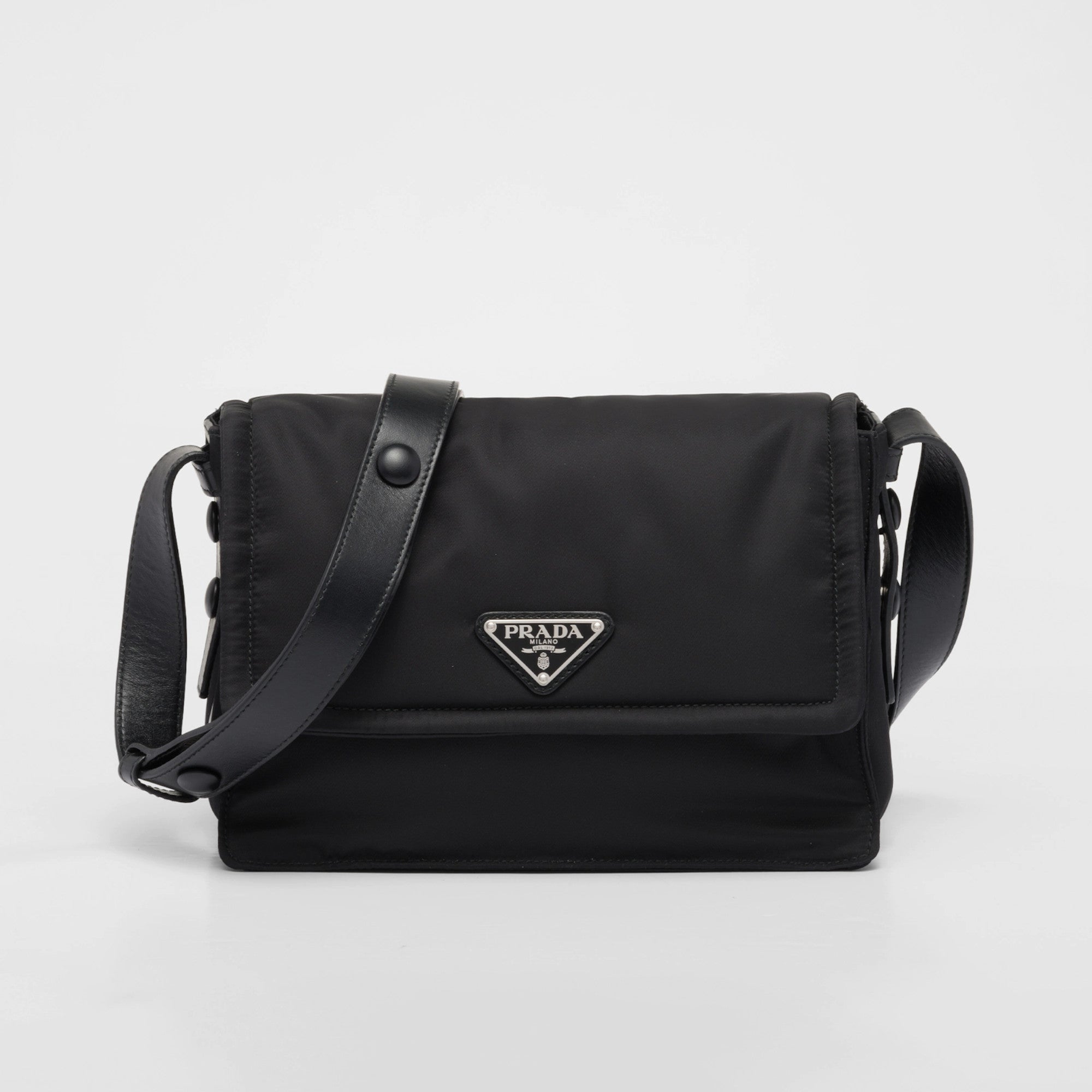 PRADA Small padded Re-Nylon shoulder bag 1BD313_RDLN_F0002_V_OOO ...