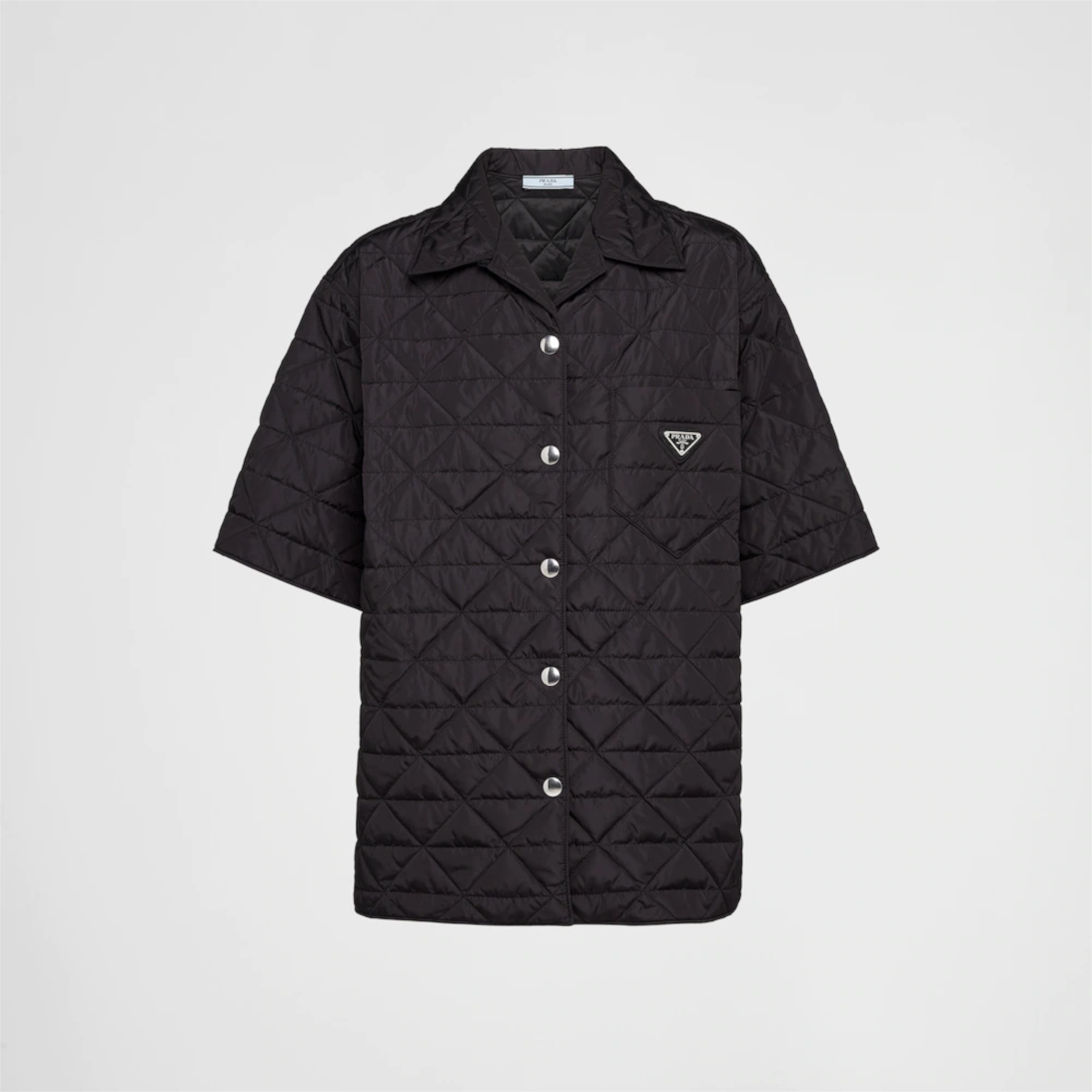 PRADA Re-Nylon short-sleeved shirt 24X691_1WQ9_F0002_S_222 – BORDER-GARA