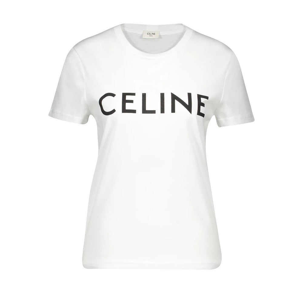 CELINE Jersey T-Shirt with Celine Print CEL4FMGYOWHWZZZL00 – BORDER-GARA