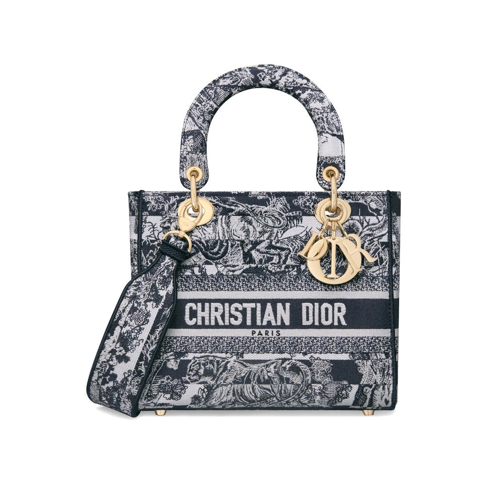 DIOR Medium Lady D-Lite Bag DIO8Y3ECBLUZZZZZ00 – BORDER-GARA