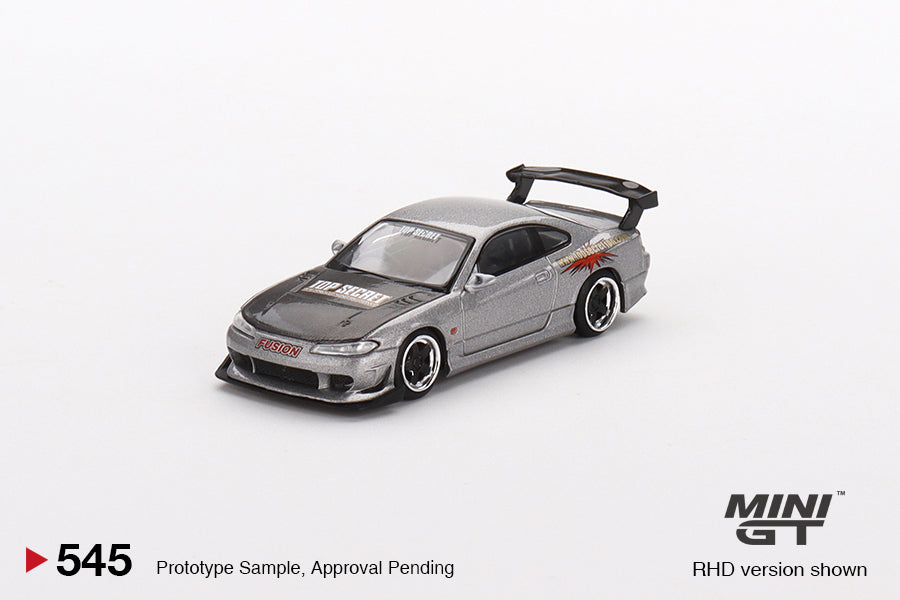 MINIGT 1:64 Nissan Silvia (S15) D-MAX in Metallic Orange