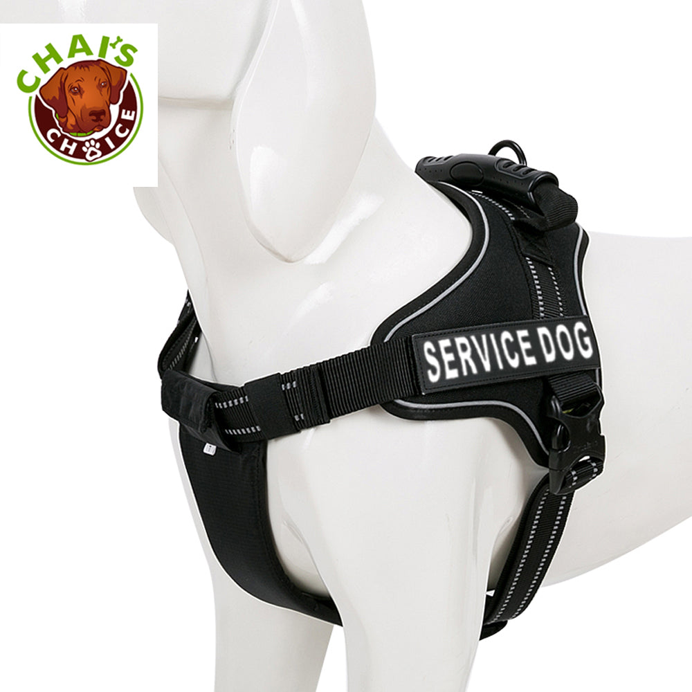 black service dog vest