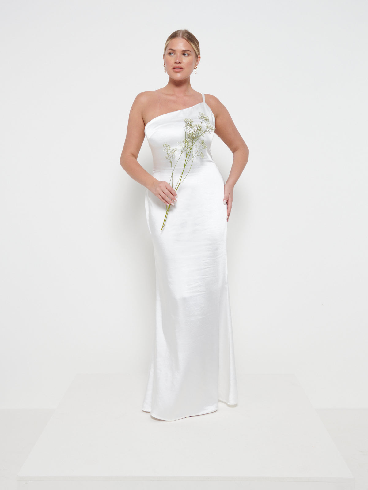 Amelia Maxi Bridesmaid Dress - Matte Ivory, 6