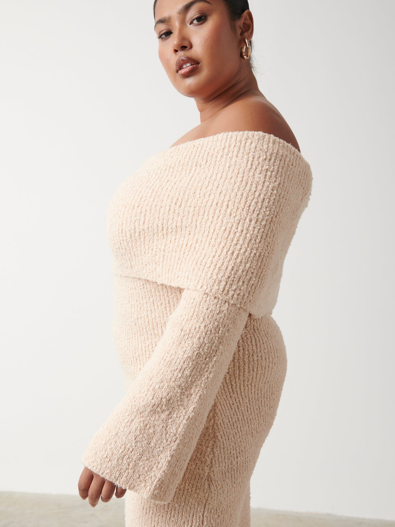 Knitted bra, Truffle - AmiAmalia Luxury Knitwear