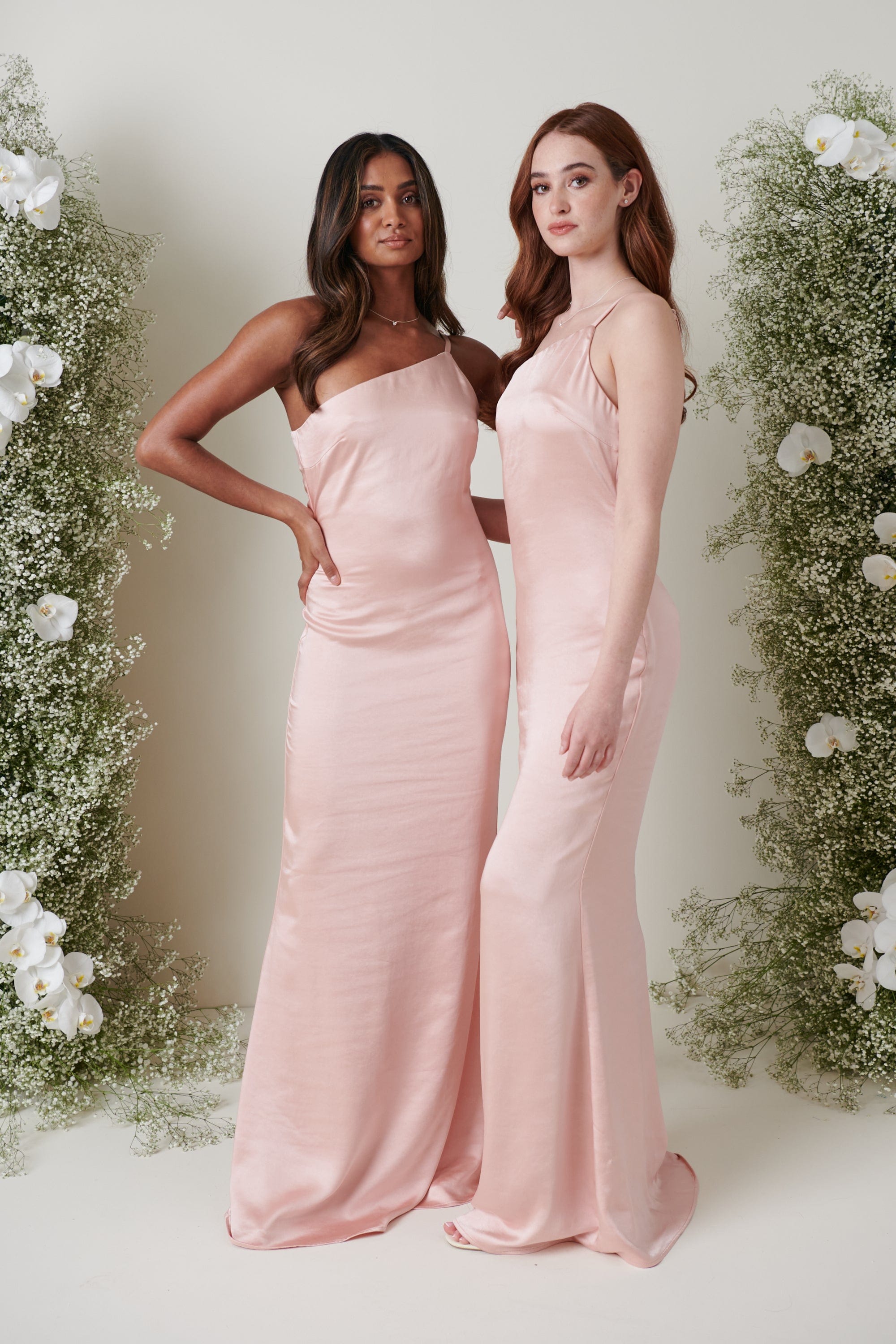 Sammie Recycled Maxi Bridesmaid Dress - Matte True Blush – Pretty