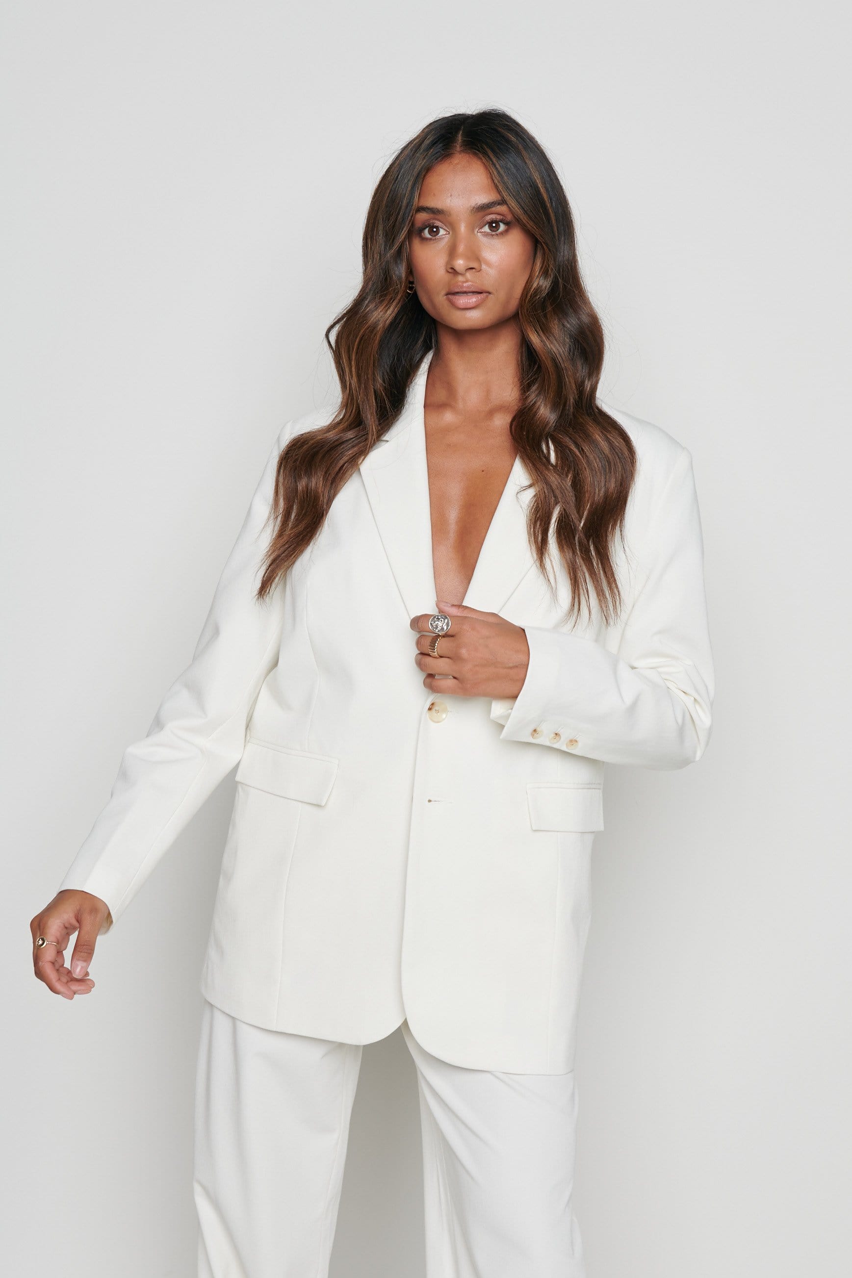 Dylan Dad Blazer - Cream, 16