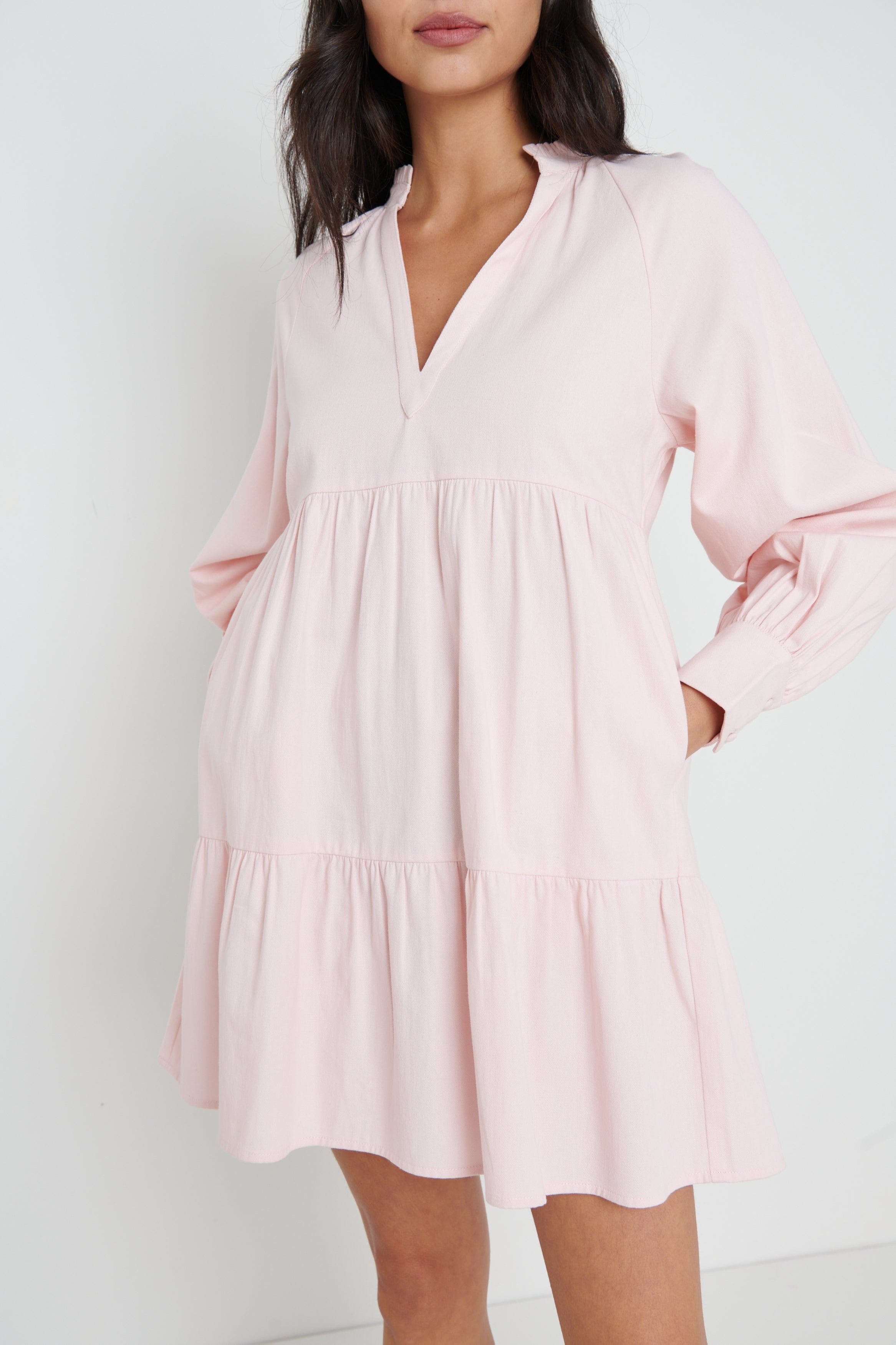 Petunia Mini Dress - Pink, M