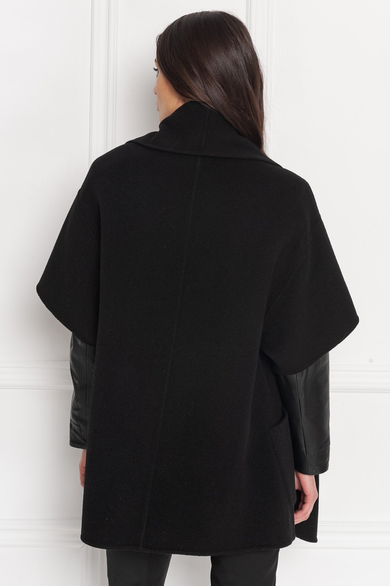 PenelopeB Lamarque Wool Cape Coat