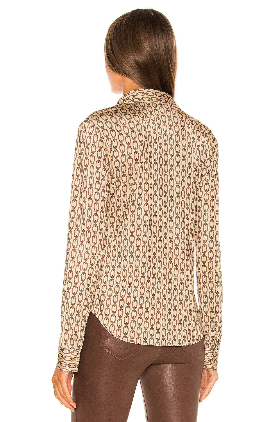 5661ttd L'AGENCE Harmony Long Sleeve blouse