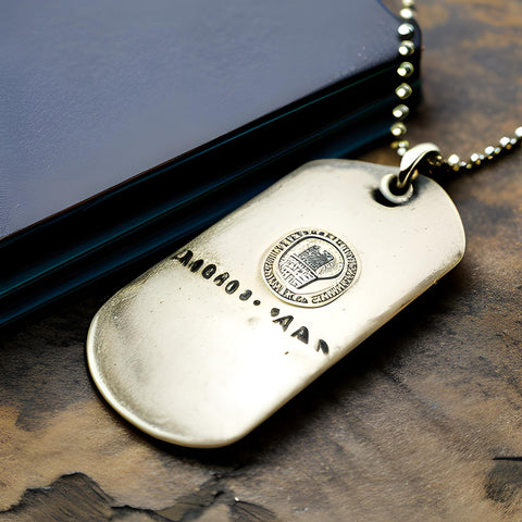 Stainless Steel Military Dog Tag Necklace Air Force