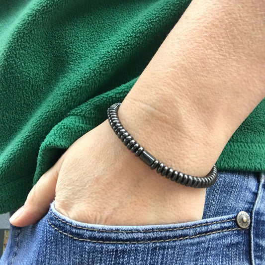 Semicolon Bead Bracelet [8 Bead Options] – Black Tied